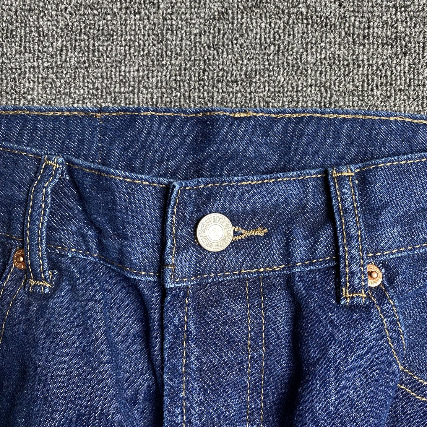 Jean Denim Tears x Levi's bleu foncé