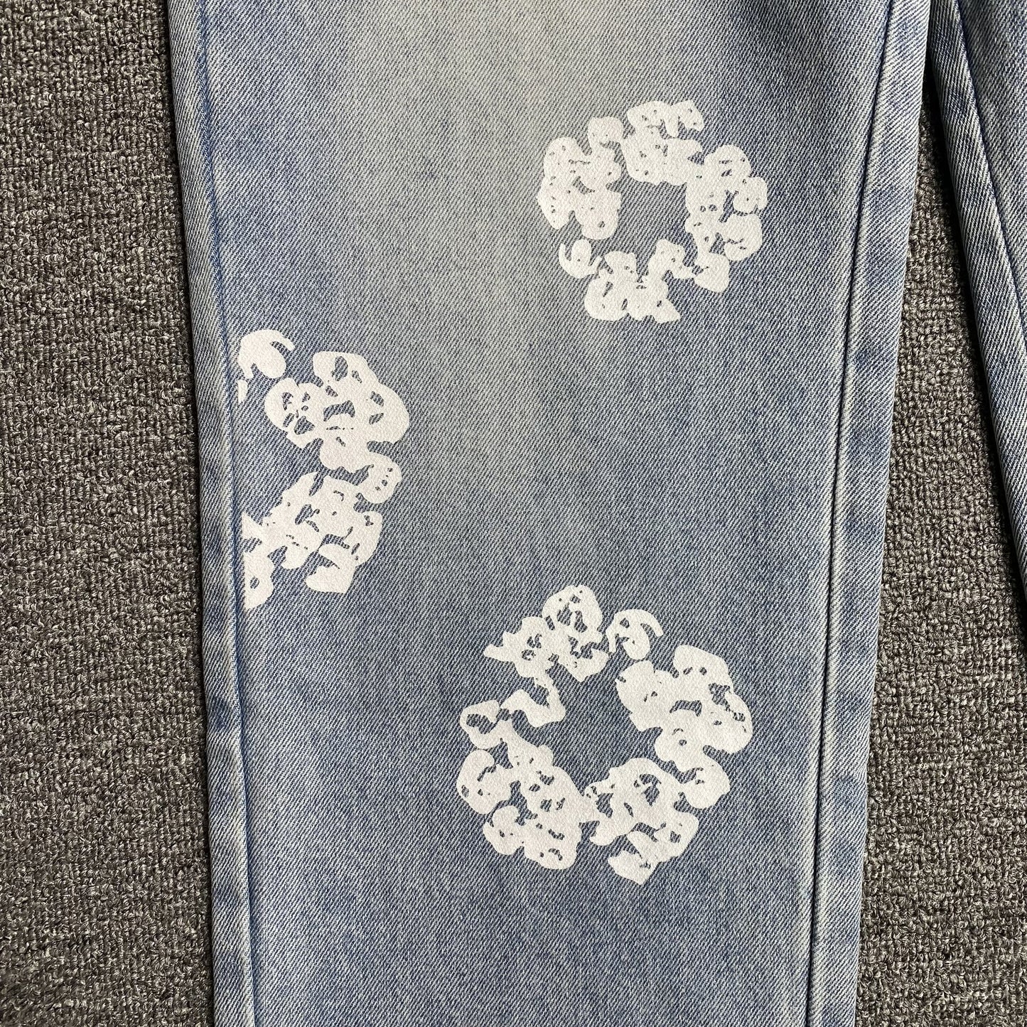 Jean Denim Tears x Levi's délavé clair