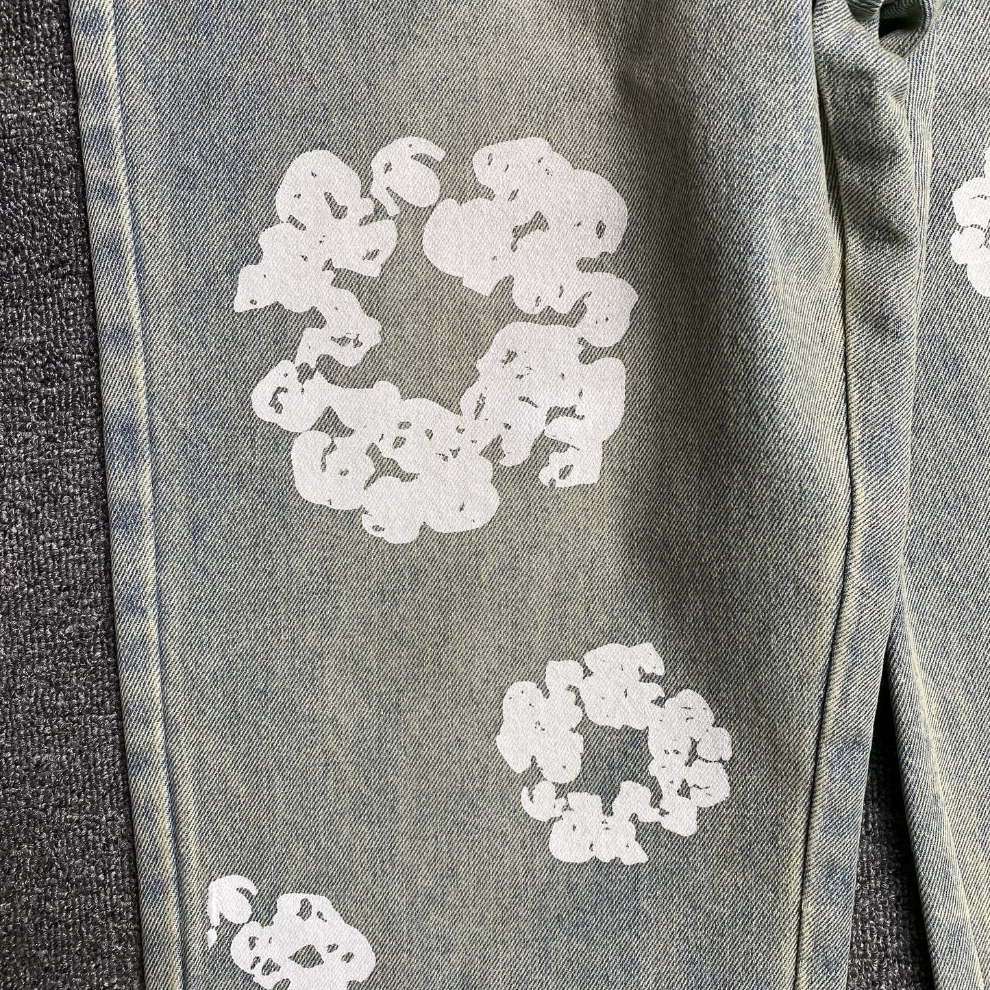 Jean Denim Tears x Levi's sale délavé clair