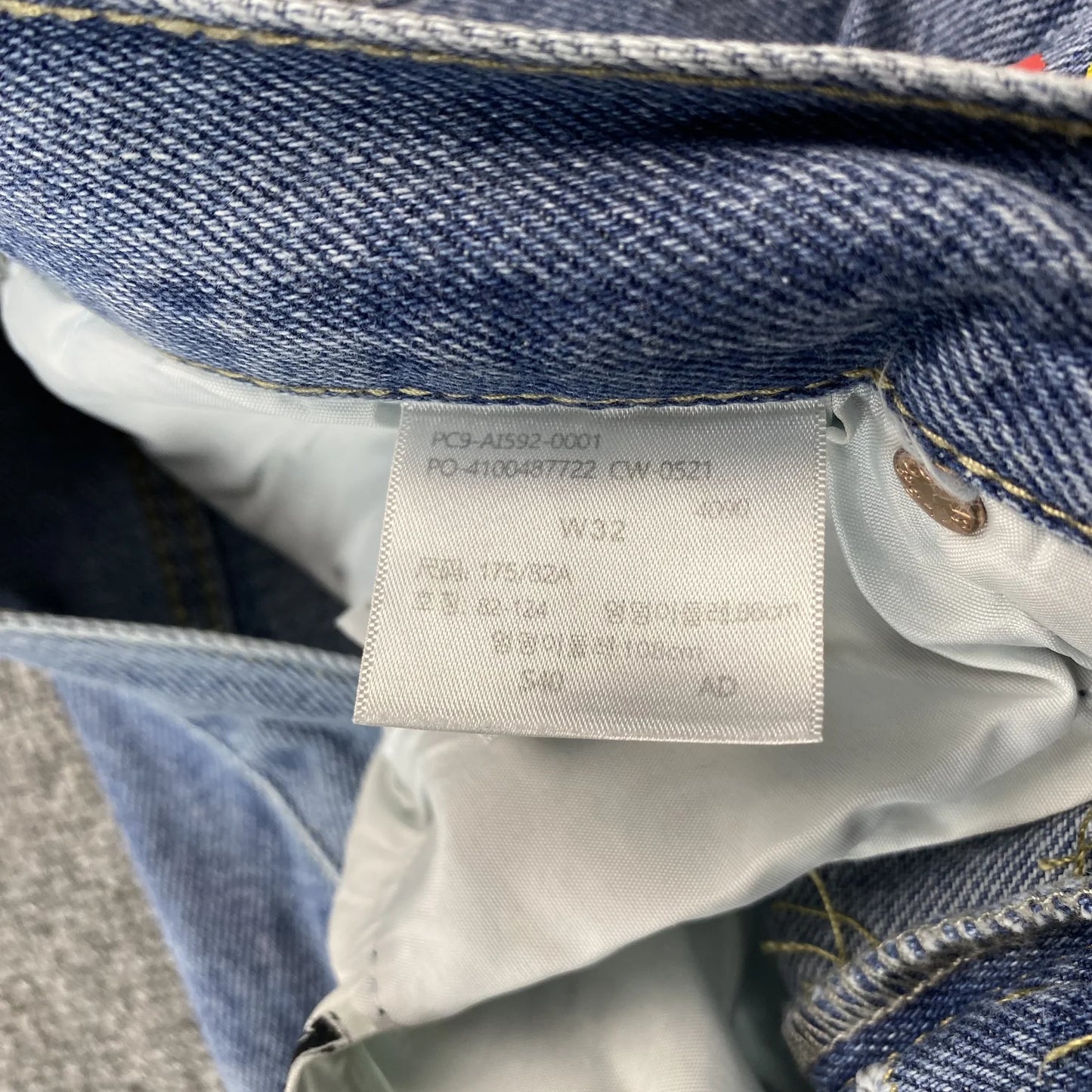 Jean Denim Tears x OFFSET délavage clair