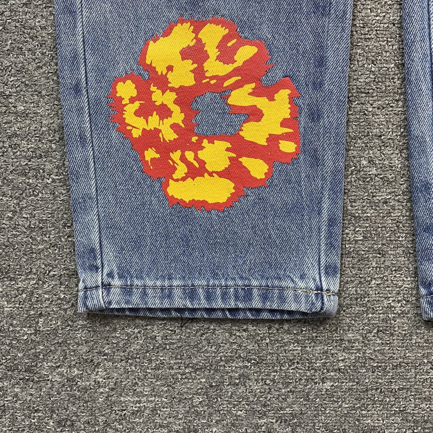 Jean Denim Tears x OFFSET délavage clair