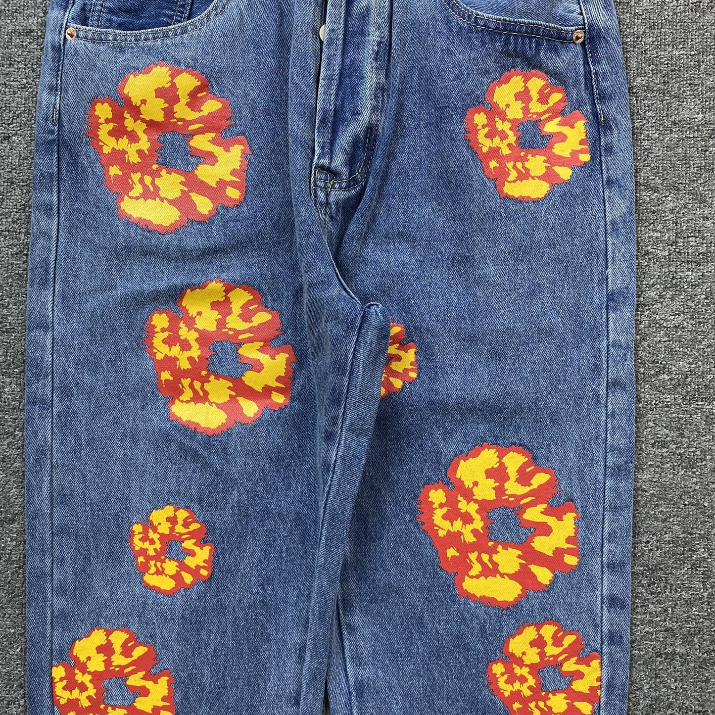 Jean Denim Tears x OFFSET délavage clair