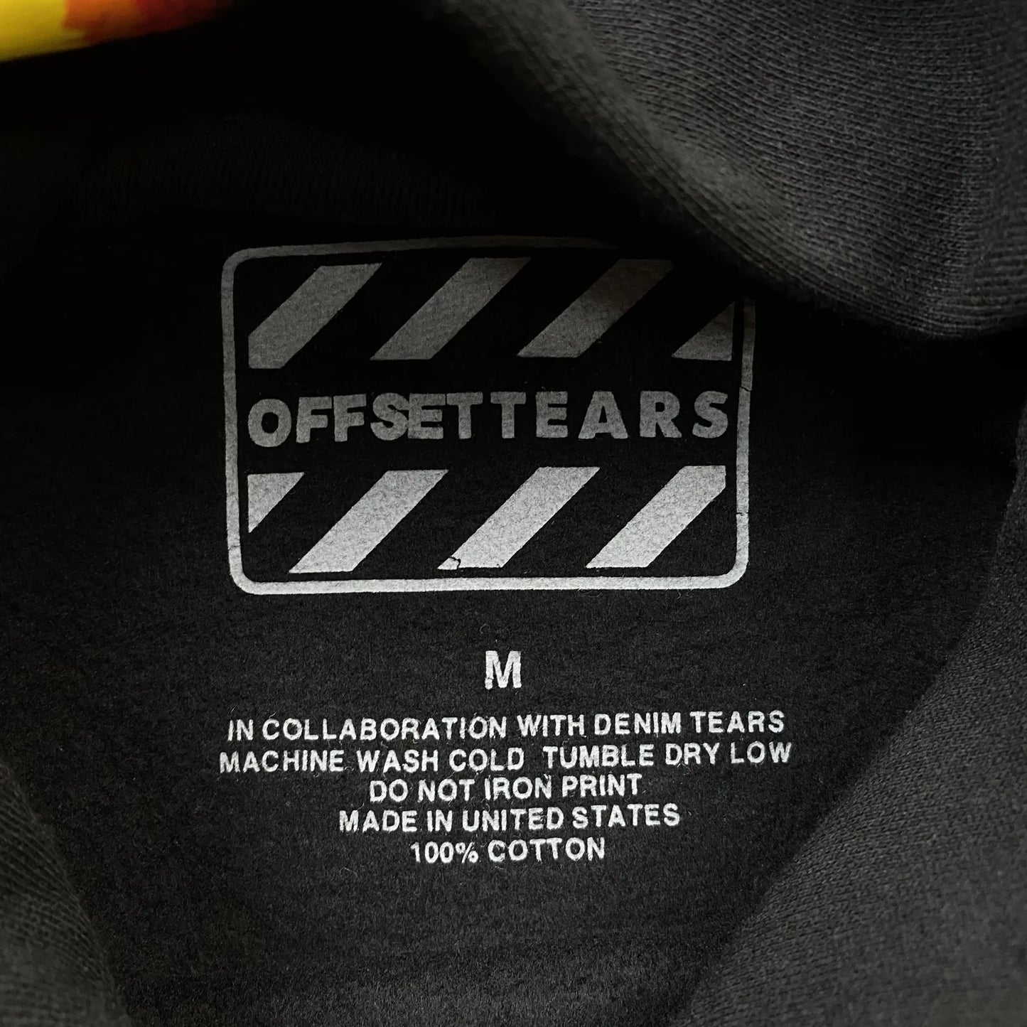 Sweat à capuche Denim Tears x OFFSET noir