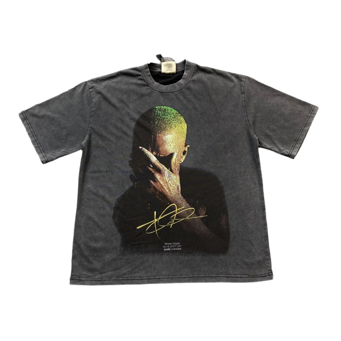 T-SHIRT ICON FRANK OCEAN GRIS FONCÉ