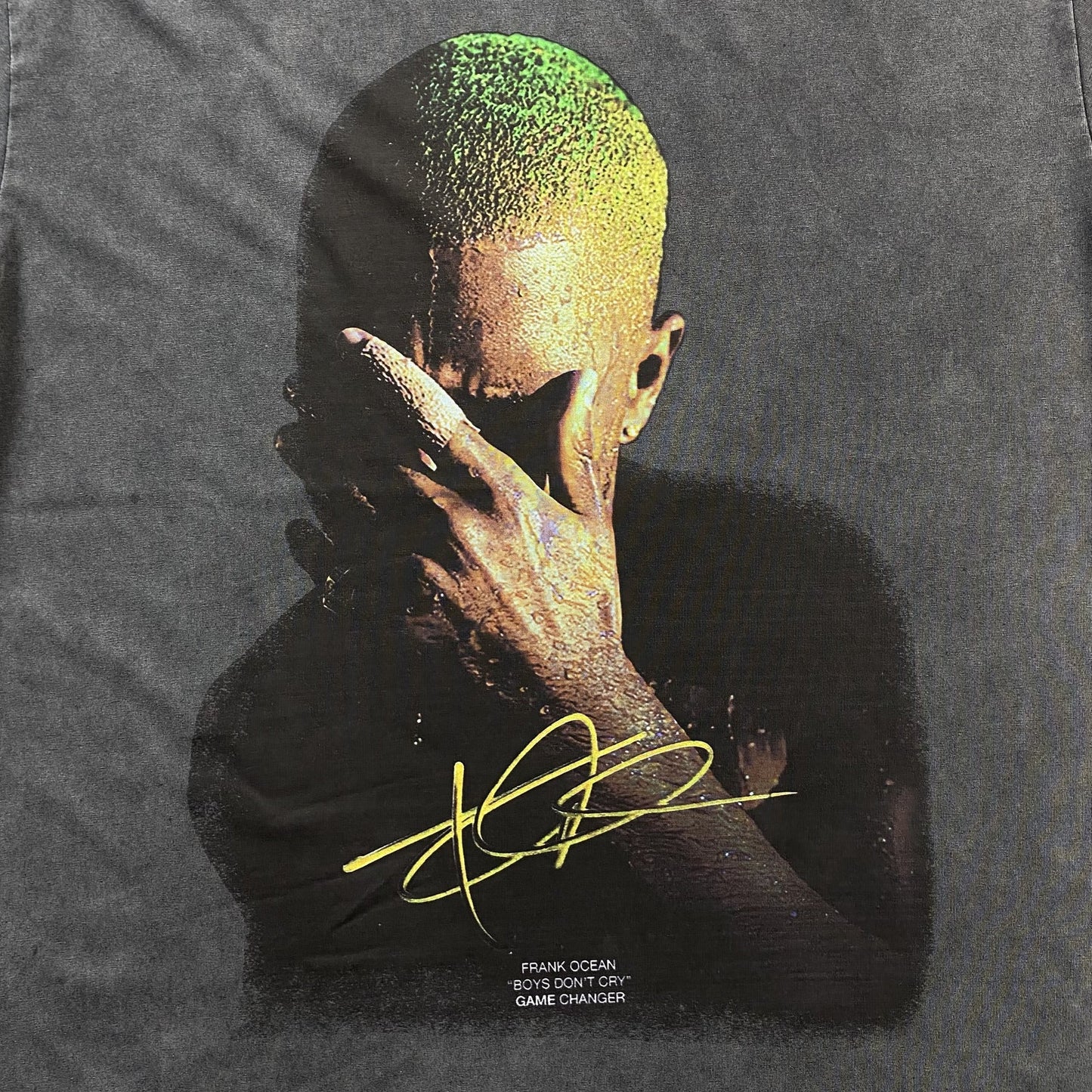 T-SHIRT ICON FRANK OCEAN GRIS FONCÉ