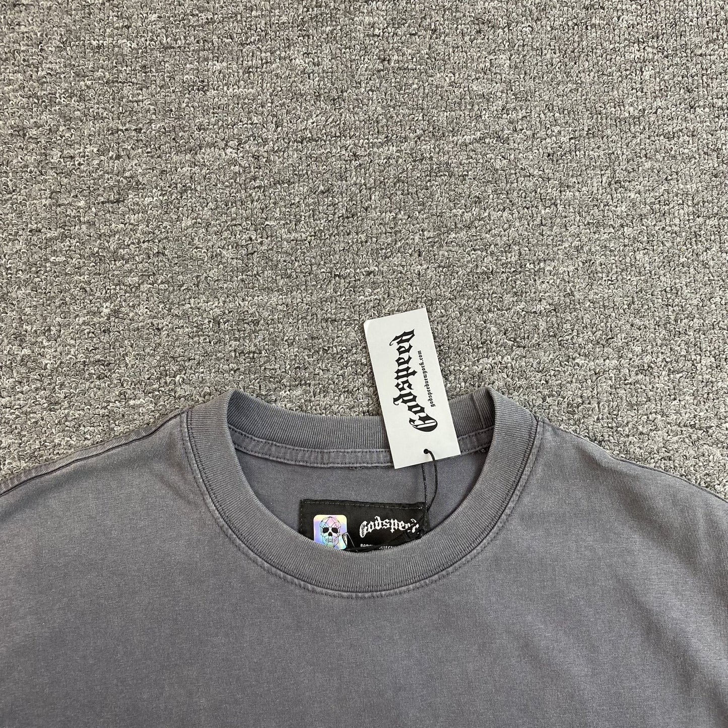 T-SHIRT LONGUE ROUTE SOLITAIRE GRIS GODSPEED