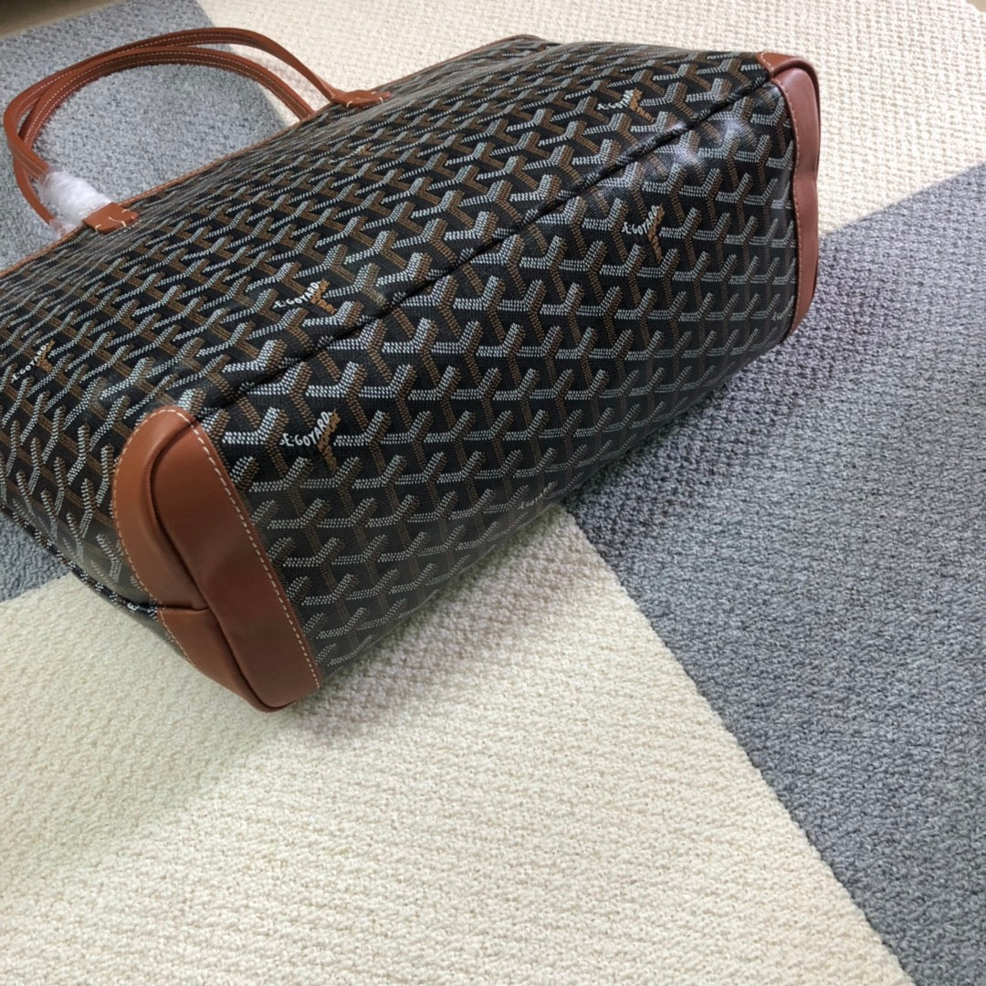 SAC GOYARD ARTOIS PM TOTE BAG noir & TAN
