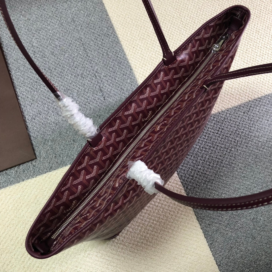 SAC GOYARD ARTOIS PM TOTE BAG BURGUNDY