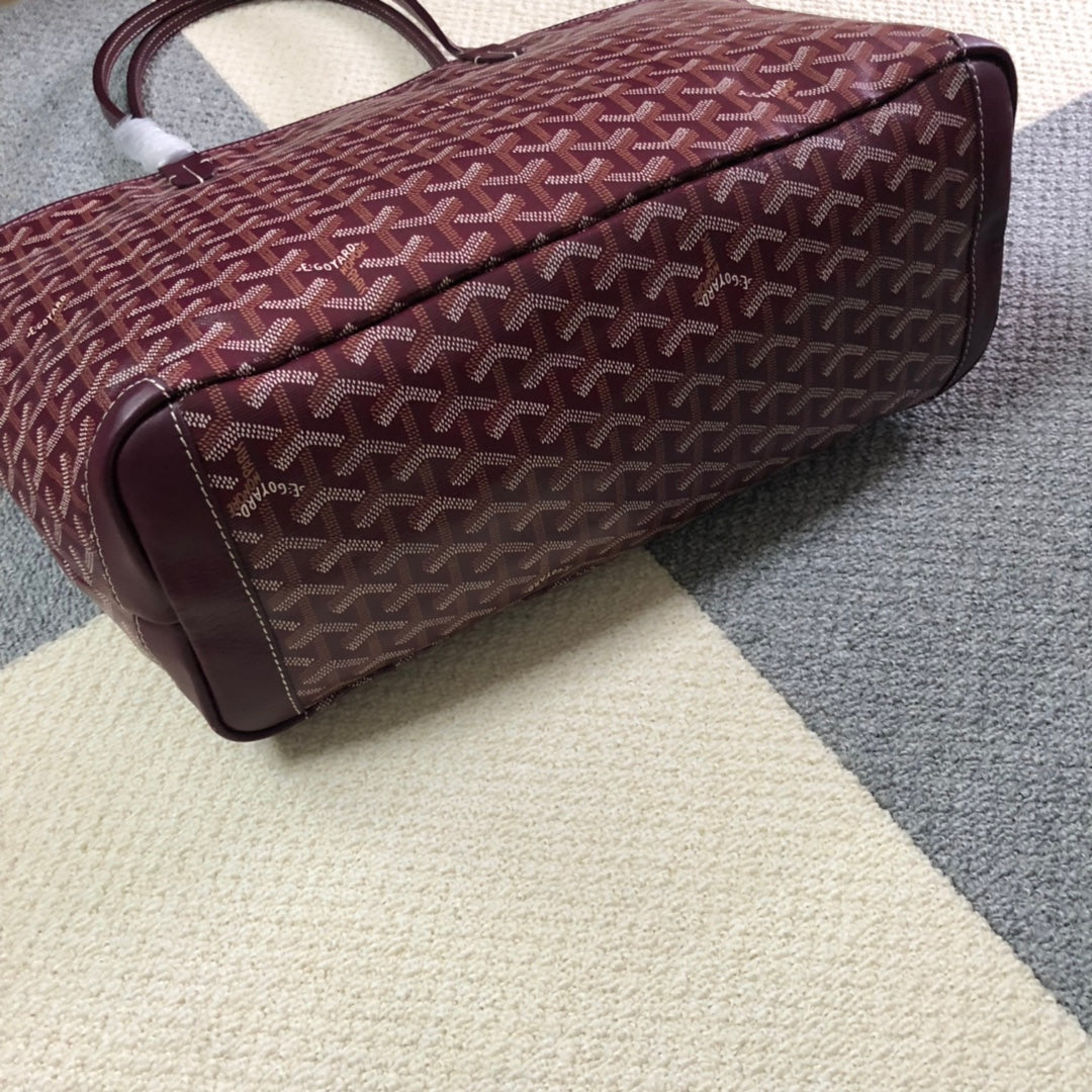 SAC GOYARD ARTOIS PM TOTE BAG BURGUNDY