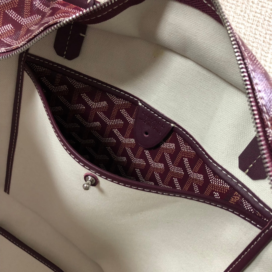 SAC GOYARD ARTOIS PM TOTE BAG BURGUNDY