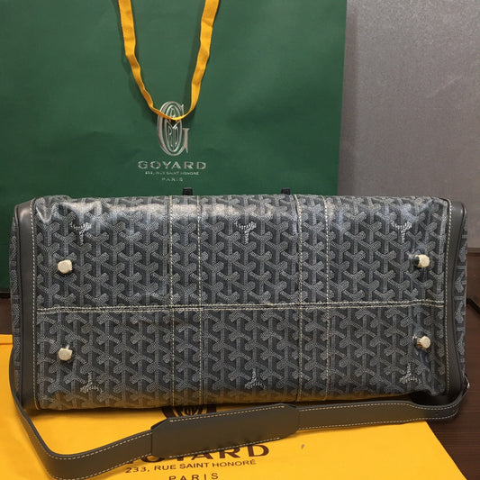 SAC GOYARD BOSTON 50 TRAVEL BAG gris