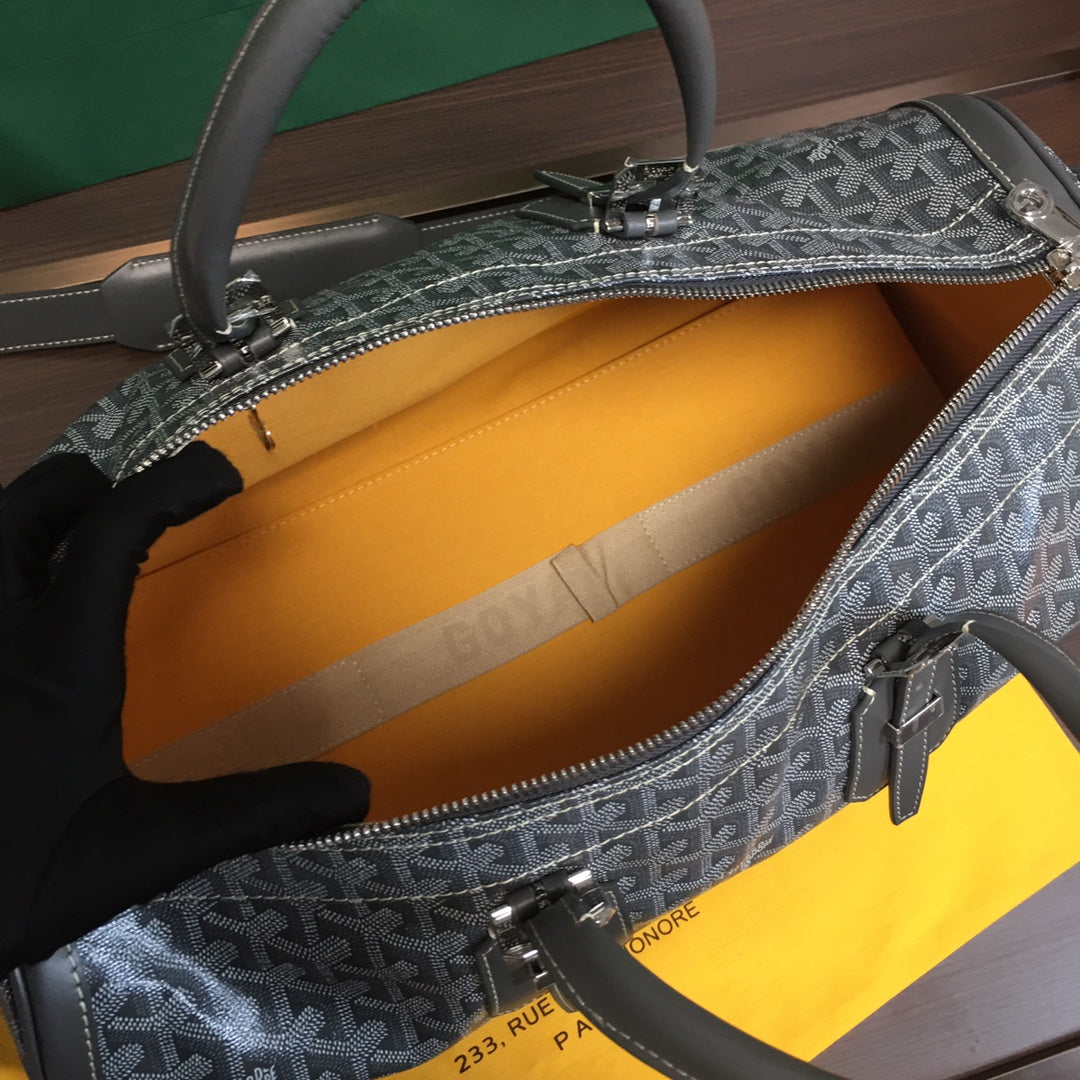 SAC GOYARD BOSTON 50 TRAVEL BAG gris