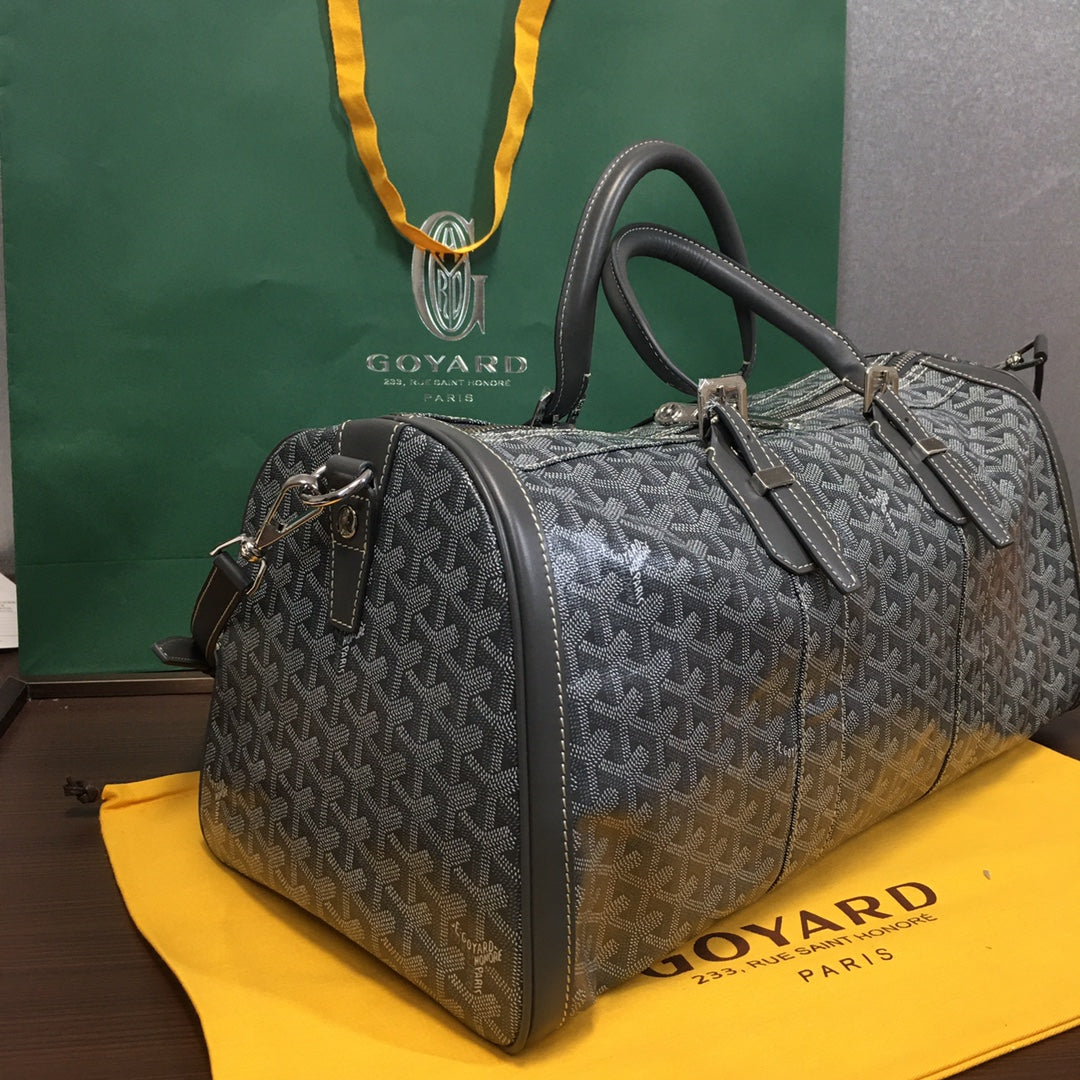 SAC GOYARD BOSTON 50 TRAVEL BAG gris