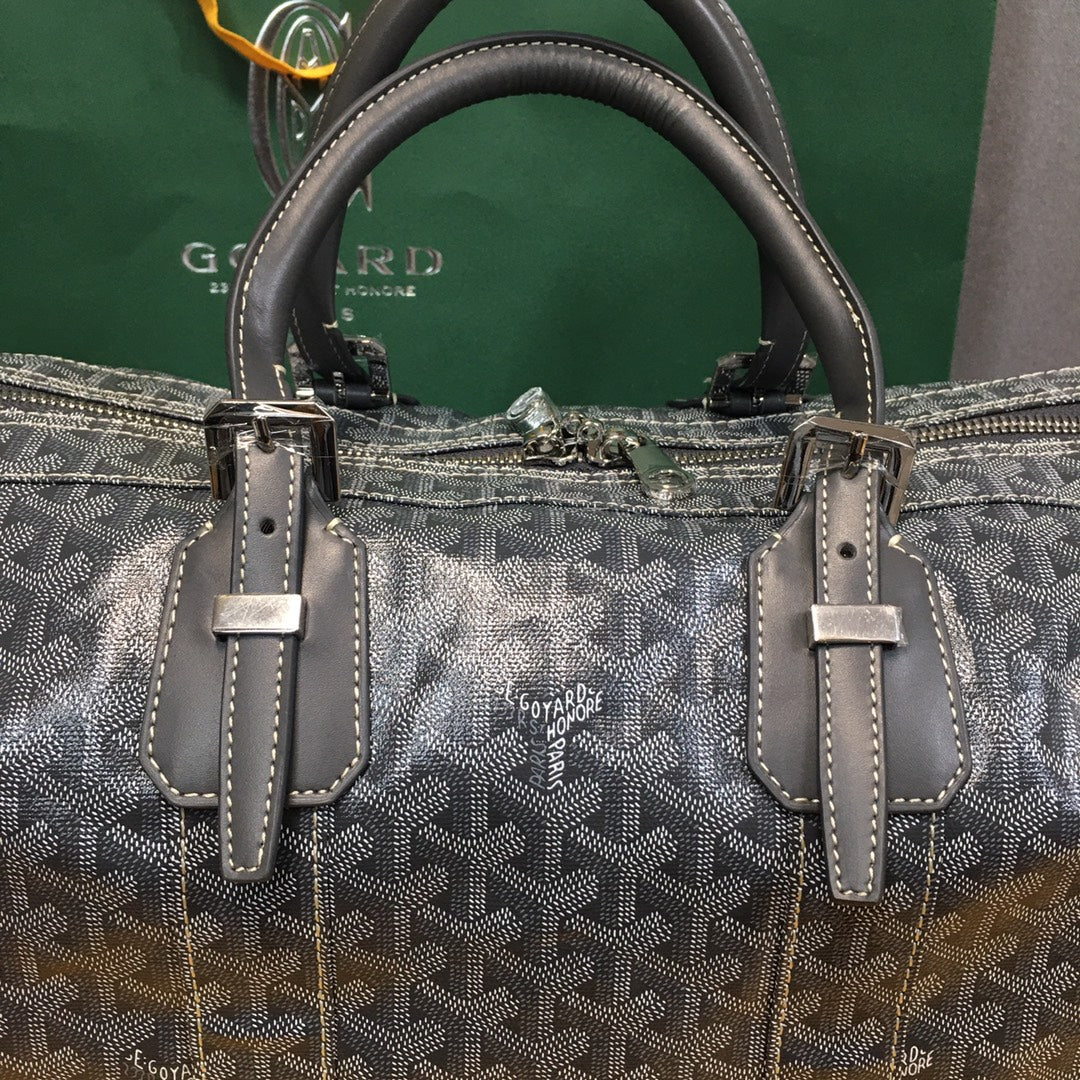 SAC GOYARD BOSTON 50 TRAVEL BAG gris