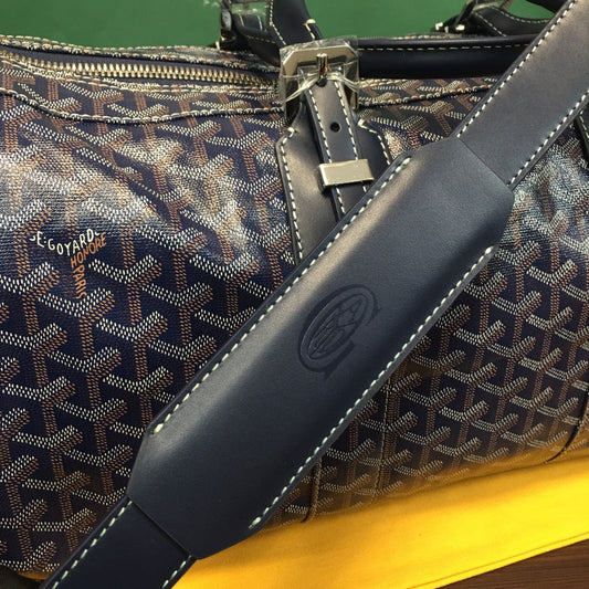 SAC GOYARD BOSTON 50 TRAVEL BAG NAVY