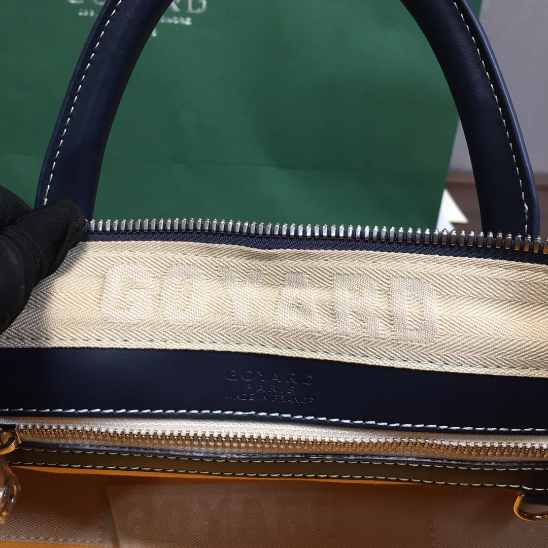 SAC GOYARD BOSTON 50 TRAVEL BAG NAVY