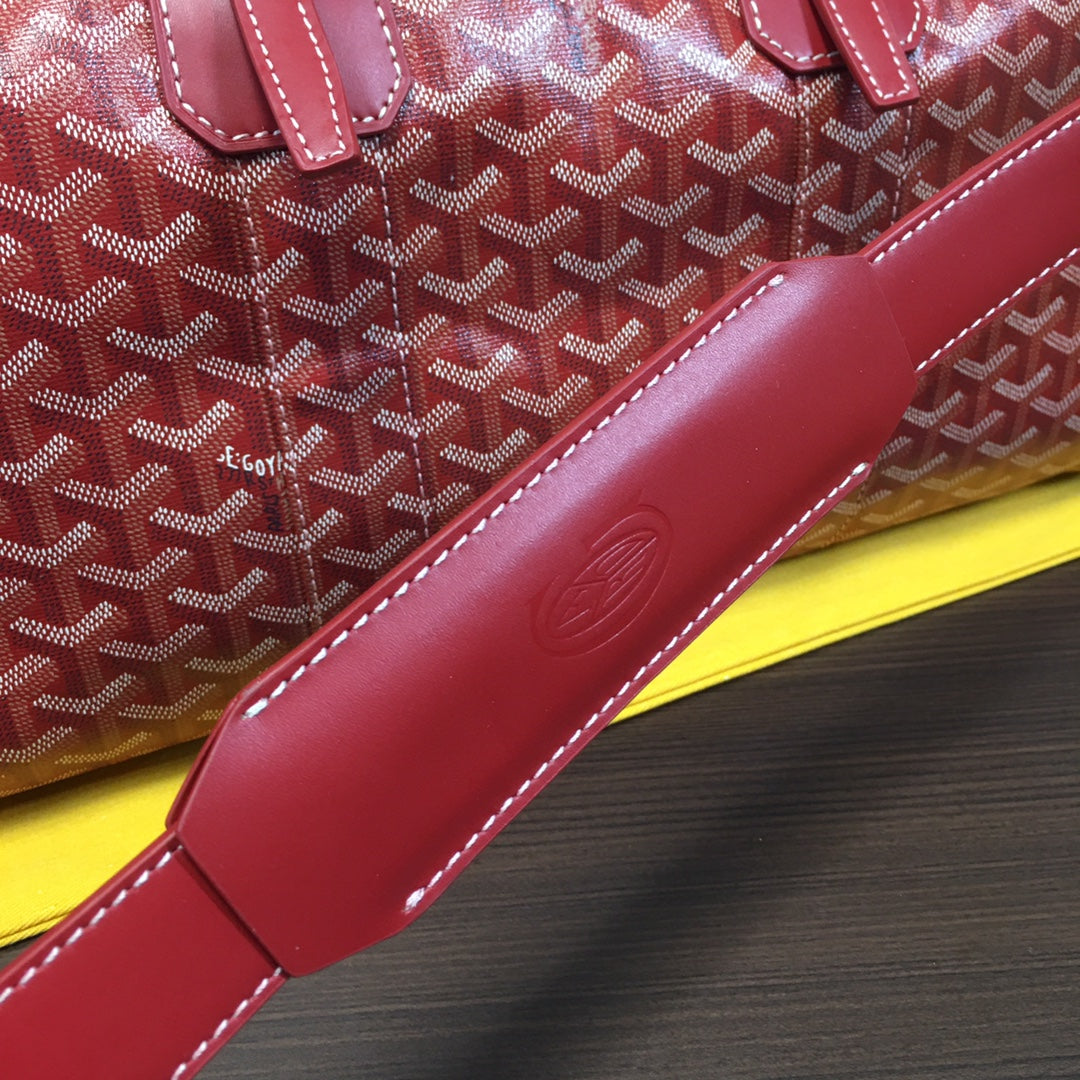 SAC GOYARD BOSTON 50 TRAVEL BAG rouge