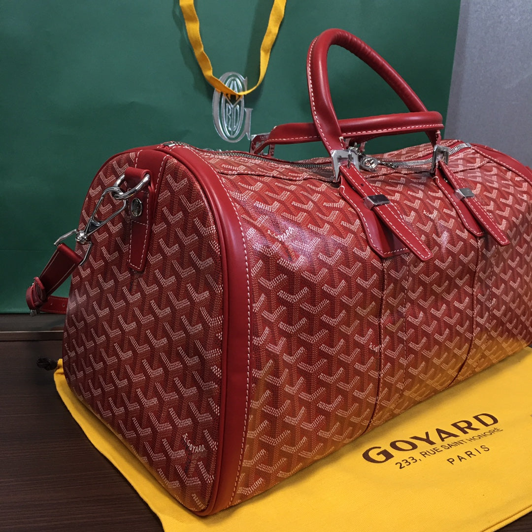 SAC GOYARD BOSTON 50 TRAVEL BAG rouge