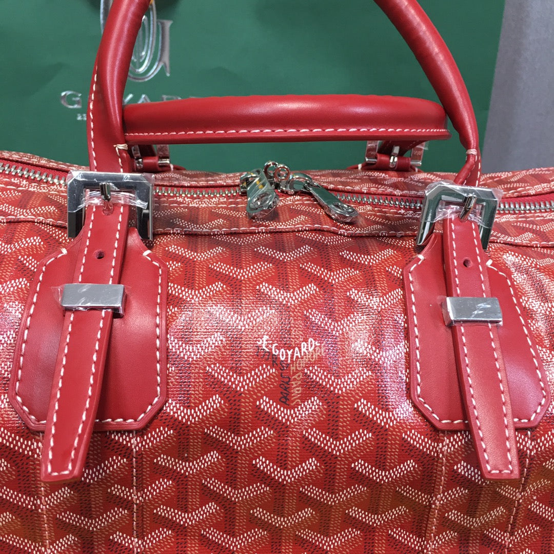 SAC GOYARD BOSTON 50 TRAVEL BAG rouge