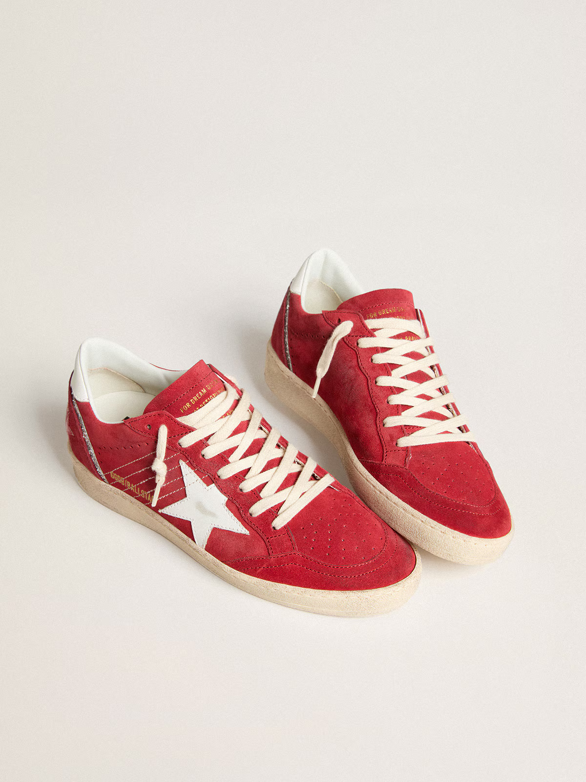 Golden Goose Ball Star – Varsity Red