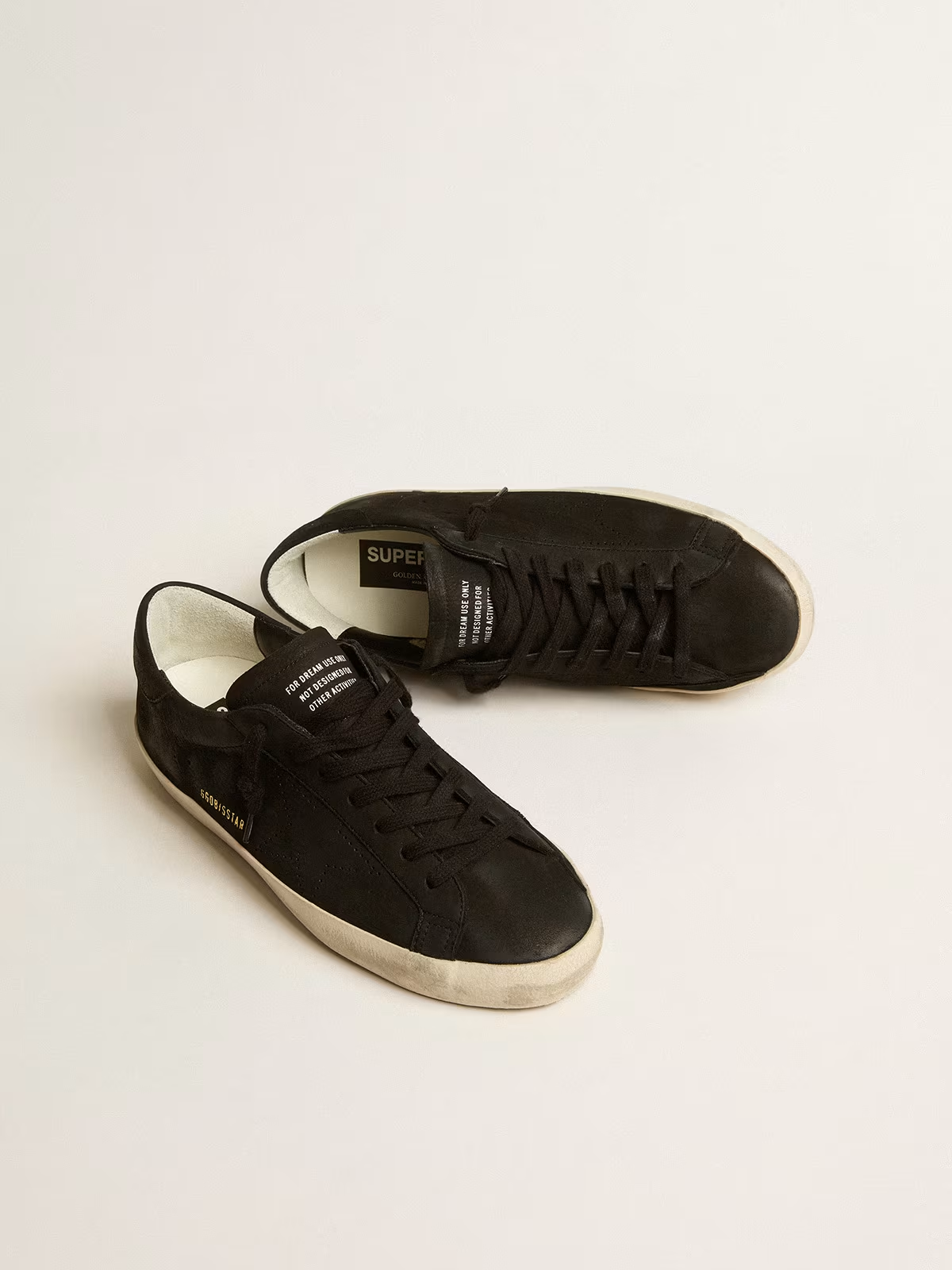 Golden Goose Super-Star Black Leather Sneaker