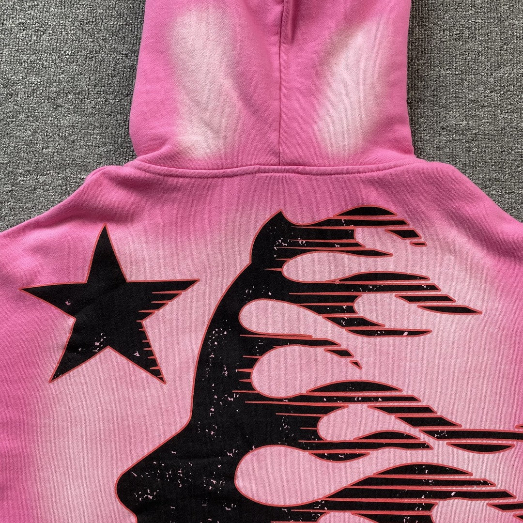 Sweat à capuche rose Hellstar Brainwashed Without Brain
