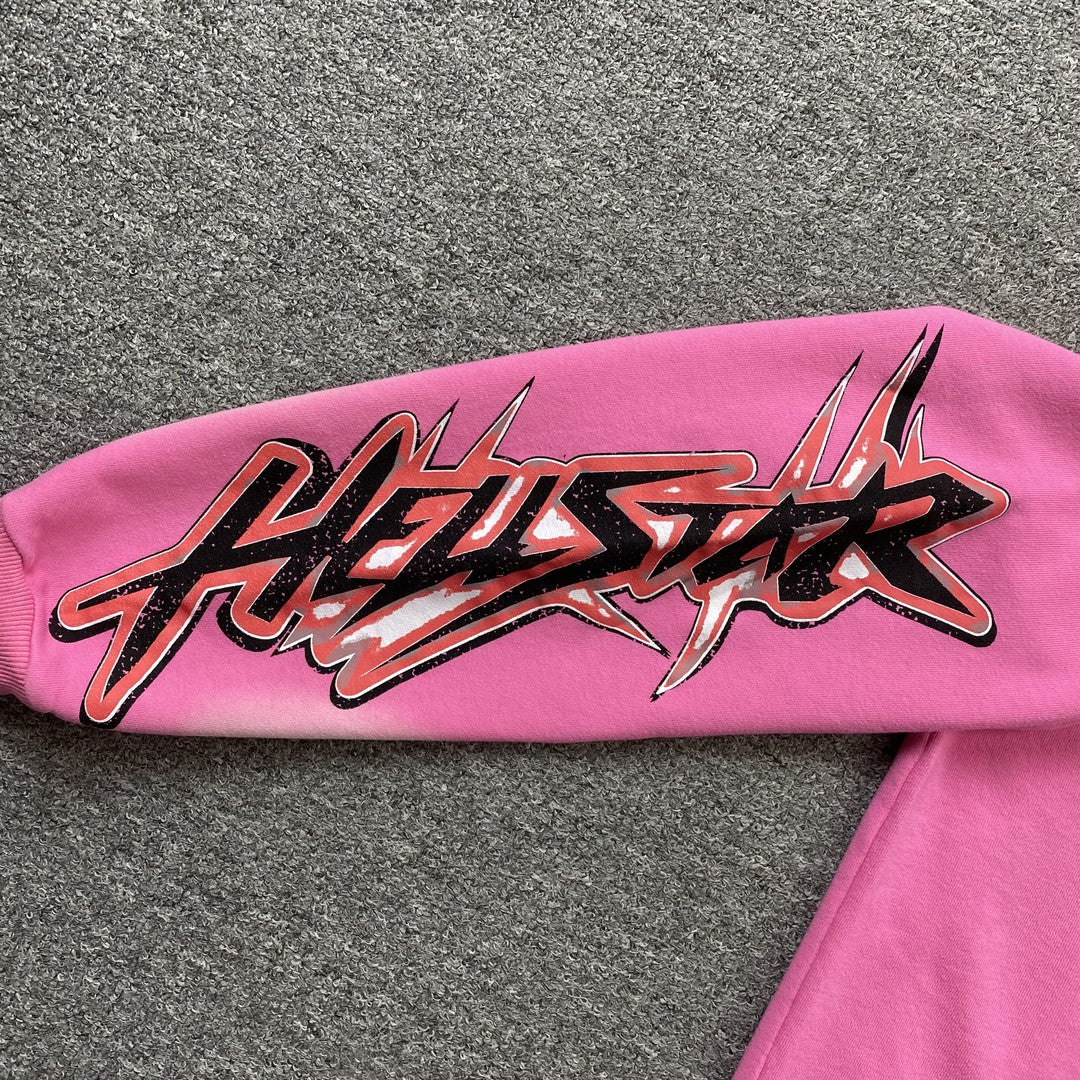 Sweat à capuche rose Hellstar Brainwashed Without Brain