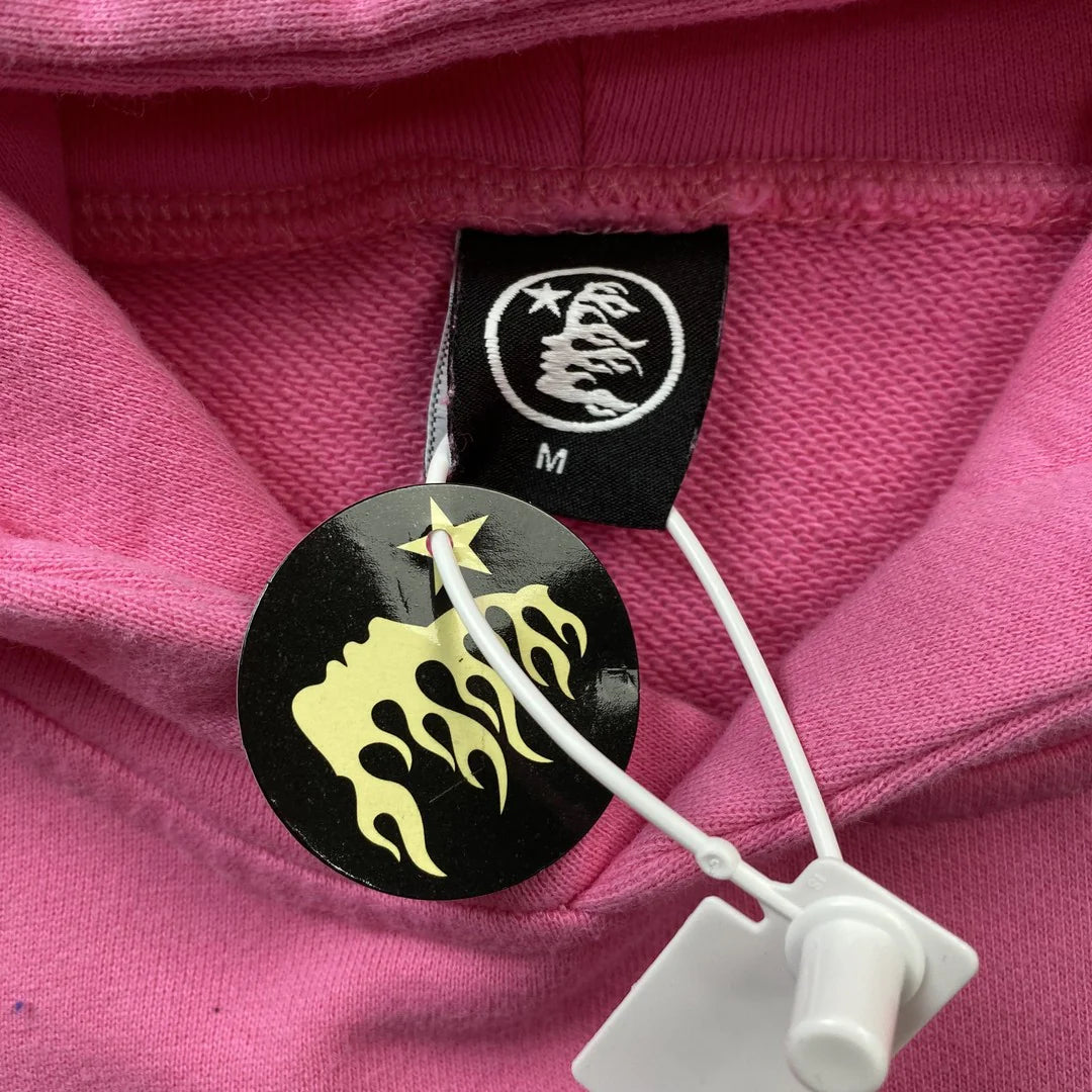 Sweat à capuche rose Hellstar Brainwashed Without Brain