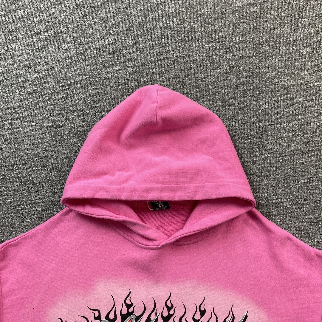 Sweat à capuche rose Hellstar Brainwashed Without Brain