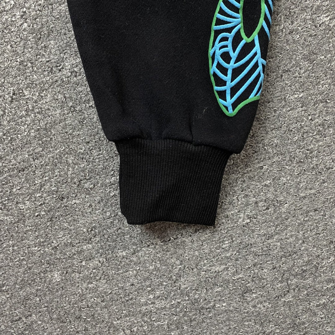 Sweat à capuche noir Juice Wrld x Sp5der