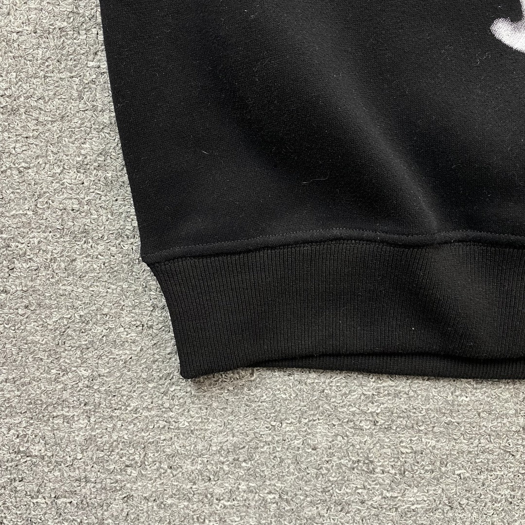 Sweat à capuche noir Juice Wrld x Sp5der