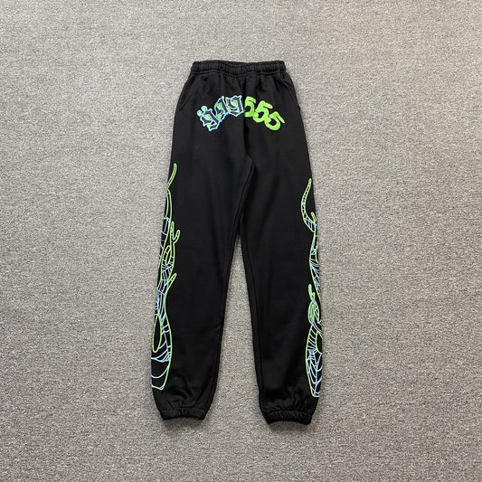 PANTALON DE SURVÊTEMENT JUICE WRLD x SP5DER NOIR