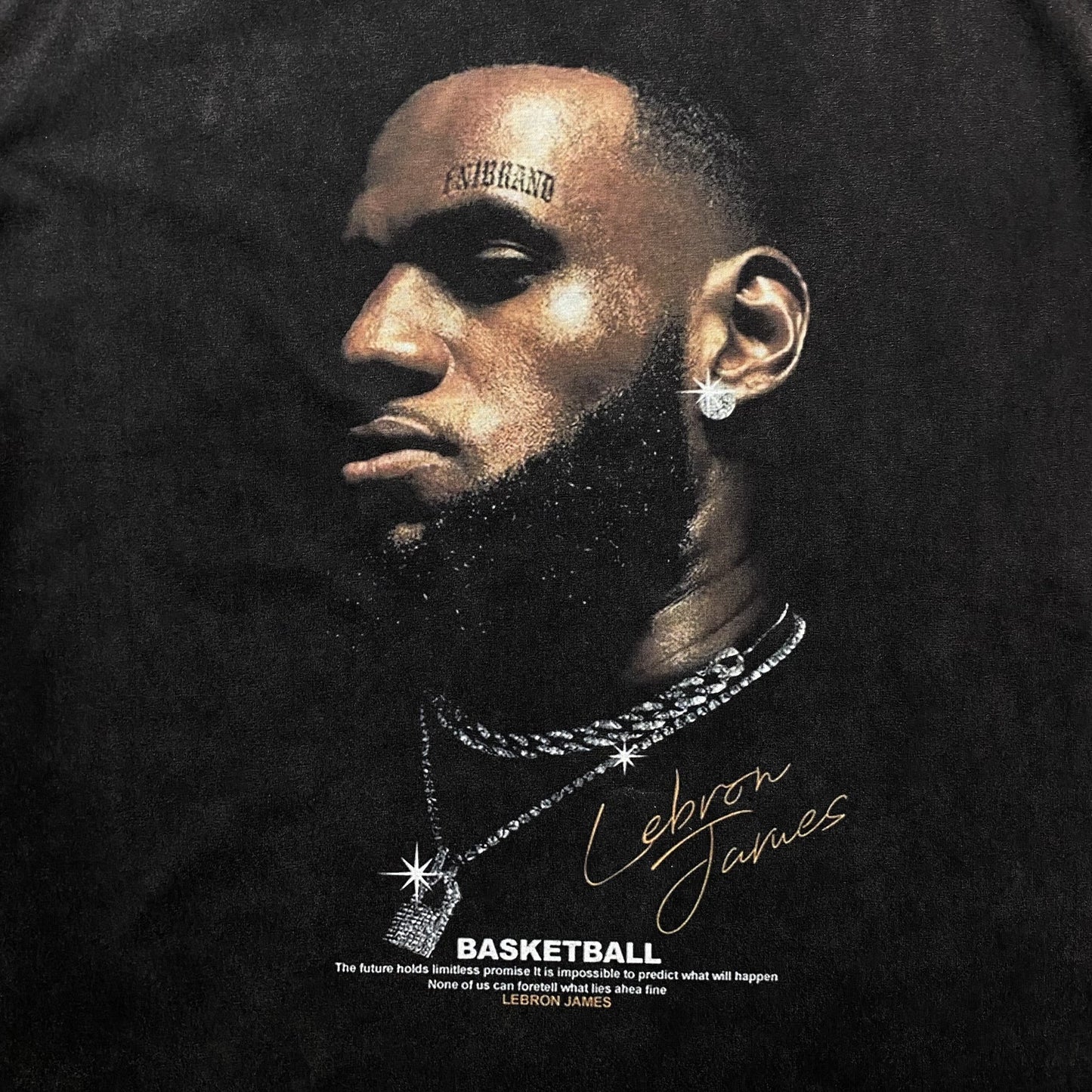 T-SHIRT ICON LEBRON JAMES GRIS FONCÉ