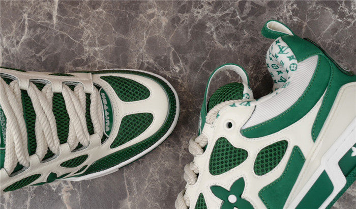 LOUIS VUITTON SKATE SNEAKER GREEN WHITE