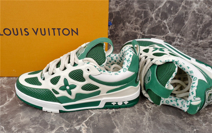 LOUIS VUITTON SKATE SNEAKER GREEN WHITE