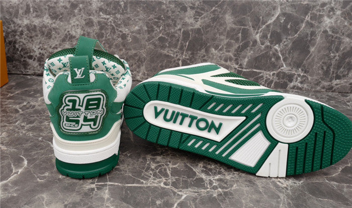 LOUIS VUITTON SKATE SNEAKER GREEN WHITE