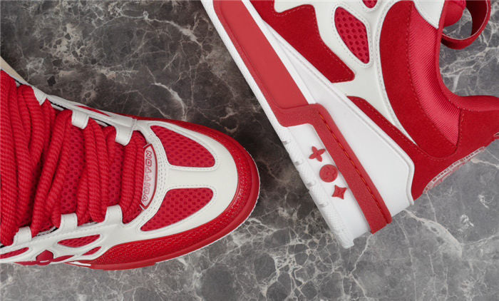 LOUIS VUITTON SKATE SNEAKER RED WHITE