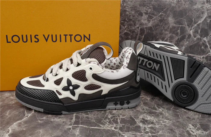 LOUIS VUITTON LV SKATE SNEAKER MARRON BEIGE