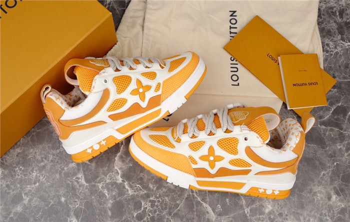 LOUIS VUITTON SKATE SNEAKER YELLOW WHITE