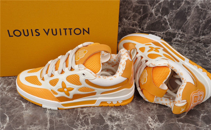 LOUIS VUITTON SKATE SNEAKER YELLOW WHITE