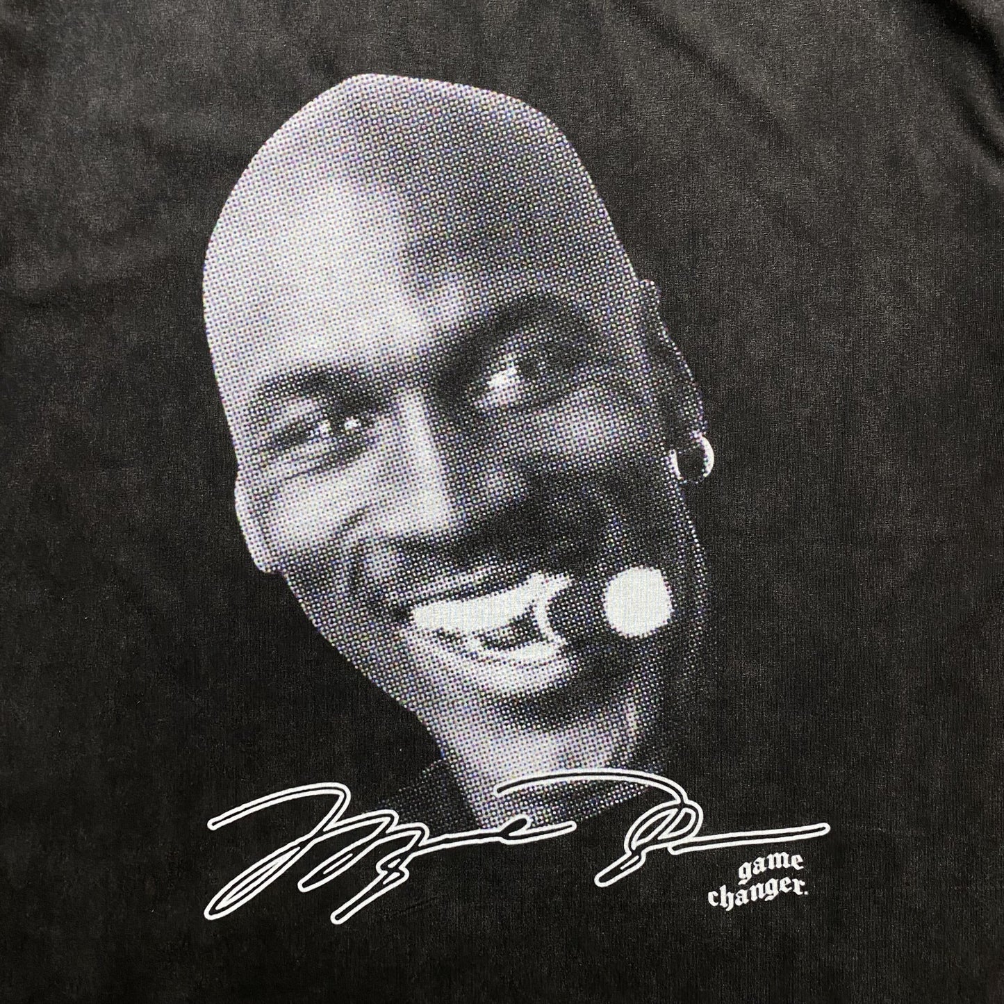 T-SHIRT ICON MICHAEL JORDAN VINTAGE GRIS FONCÉ
