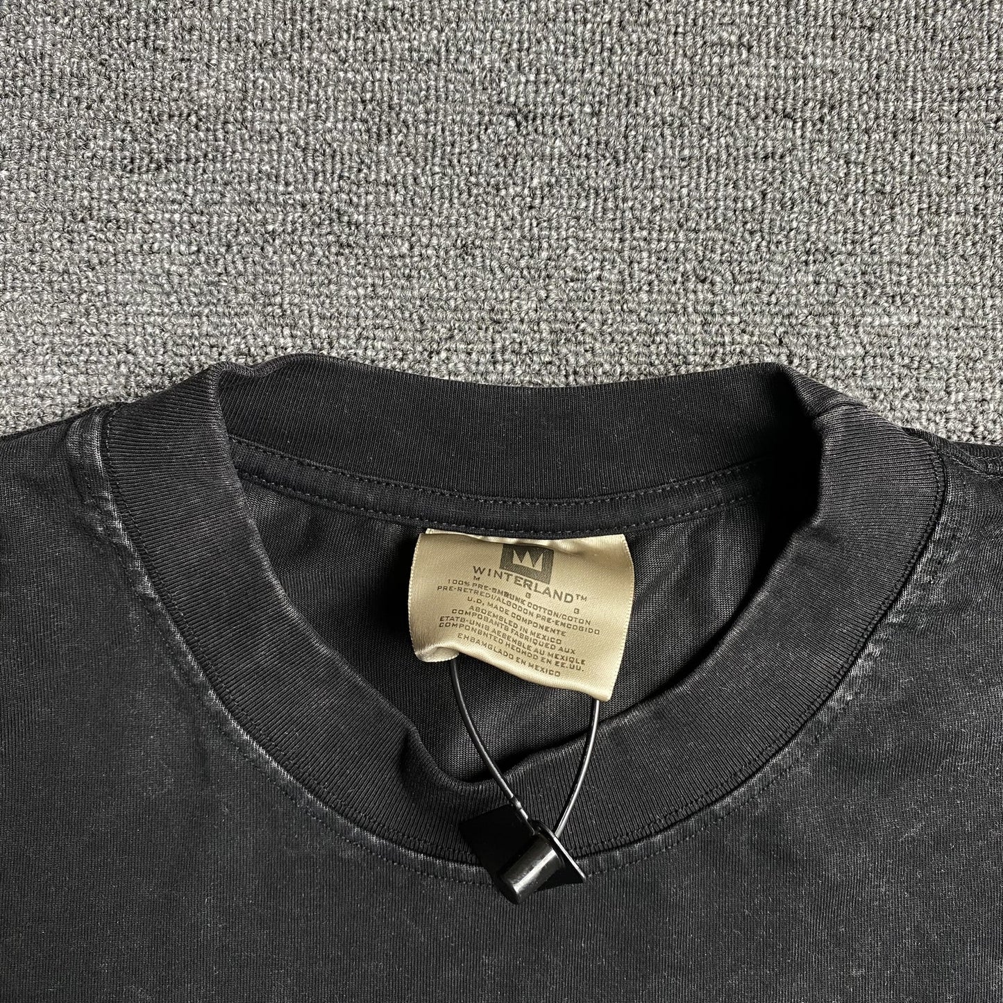 T-SHIRT ICON NIPSEY HUSSLE GRIS FONCÉ