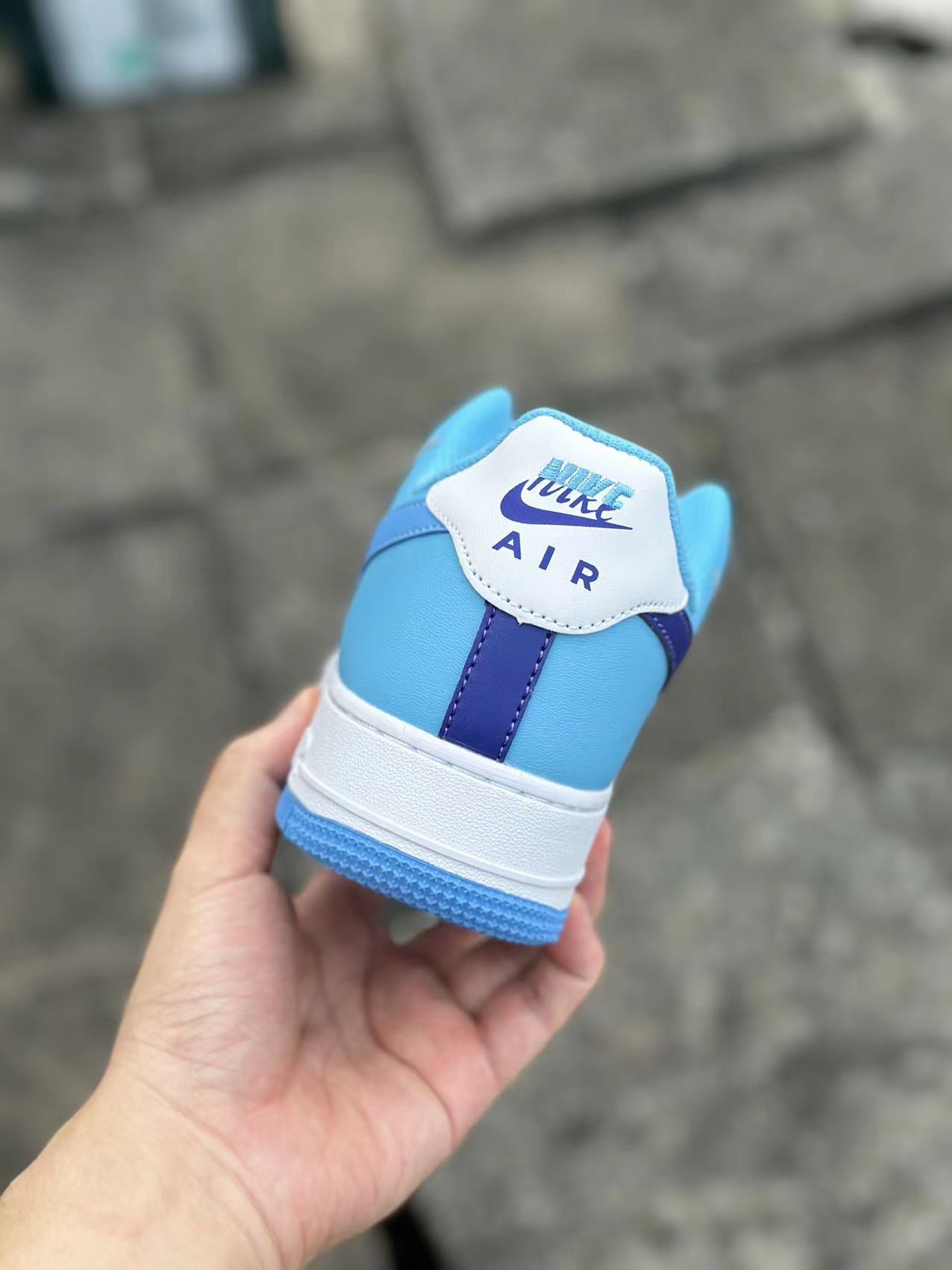 Nike Air Force 1 Low Split "Light Photo Blue"