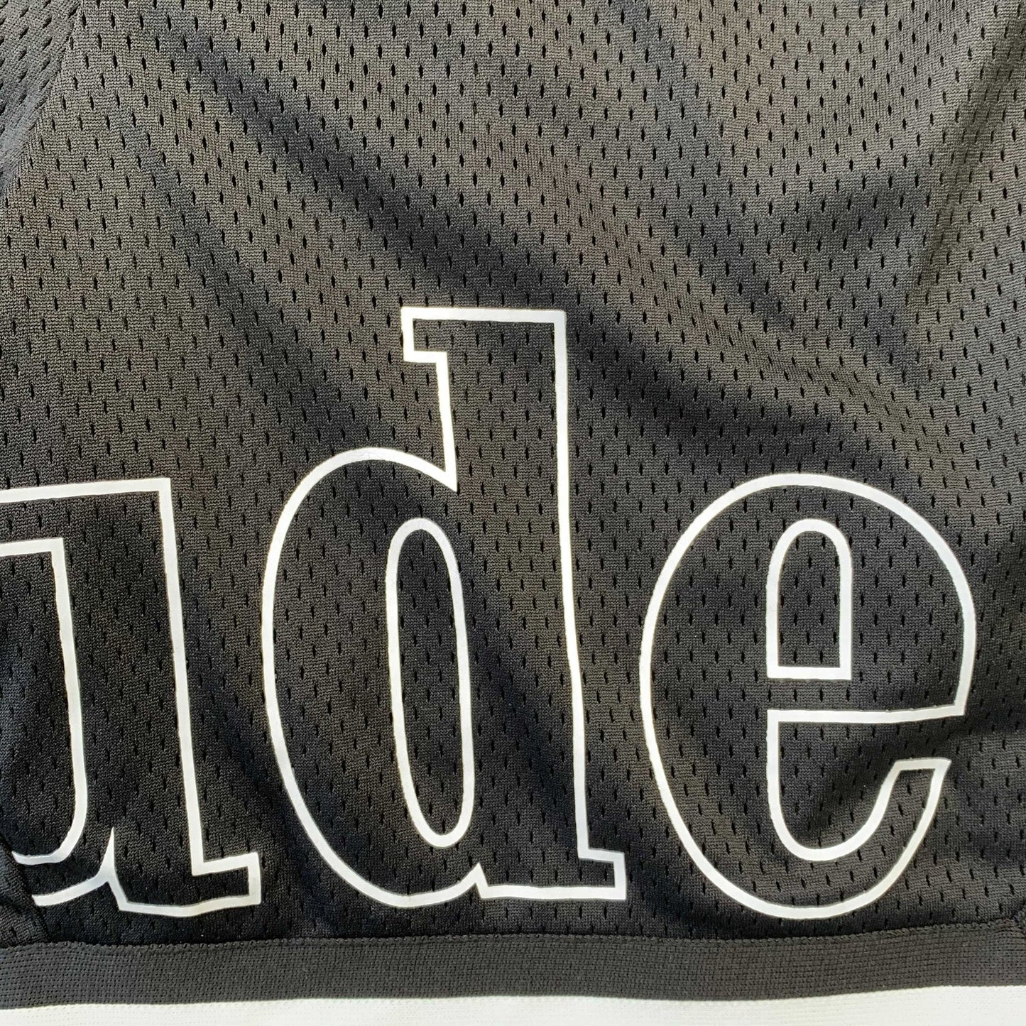 SHORT RHUDE COURT LOGO NOIR/BLANC