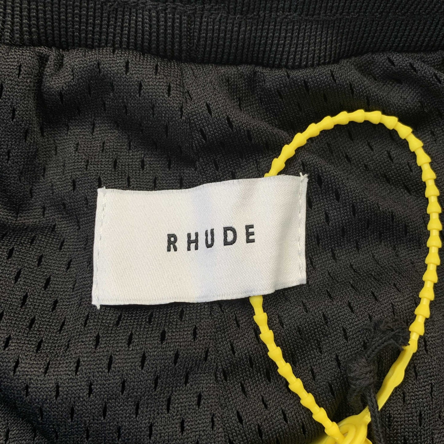SHORT RHUDE COURT LOGO NOIR/BLANC
