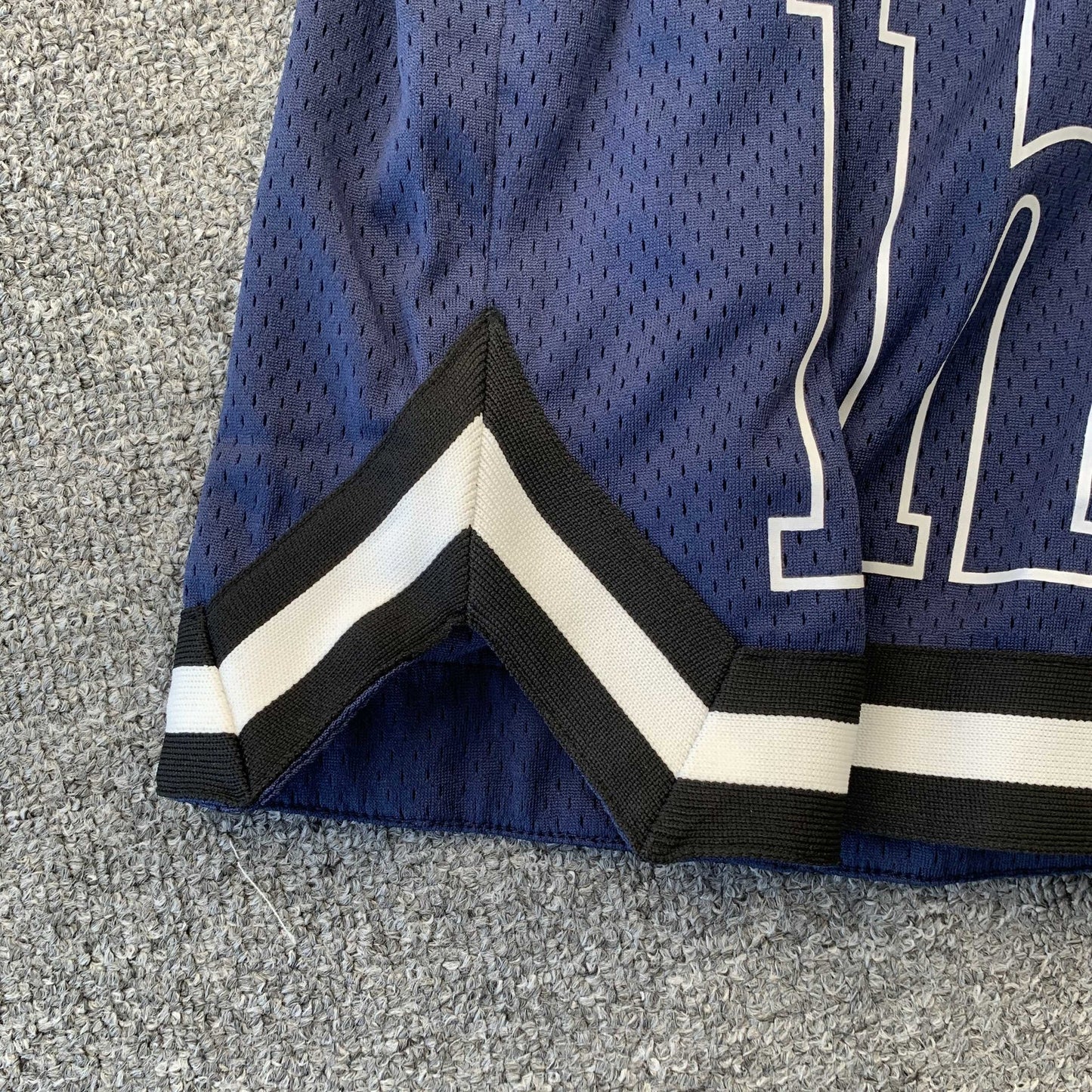 SHORT RHUDE COURT LOGO BLEU MARINE