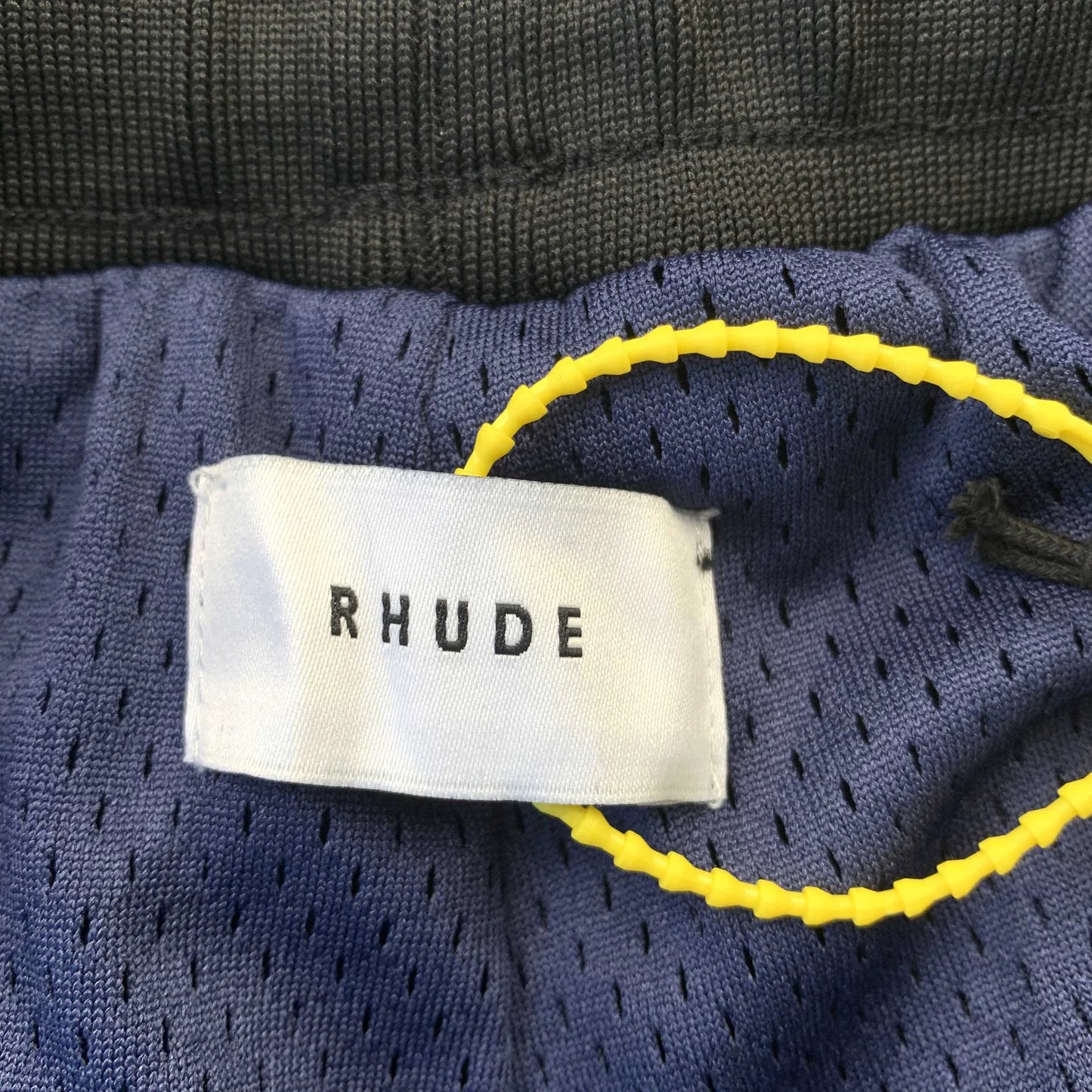 SHORT RHUDE COURT LOGO BLEU MARINE