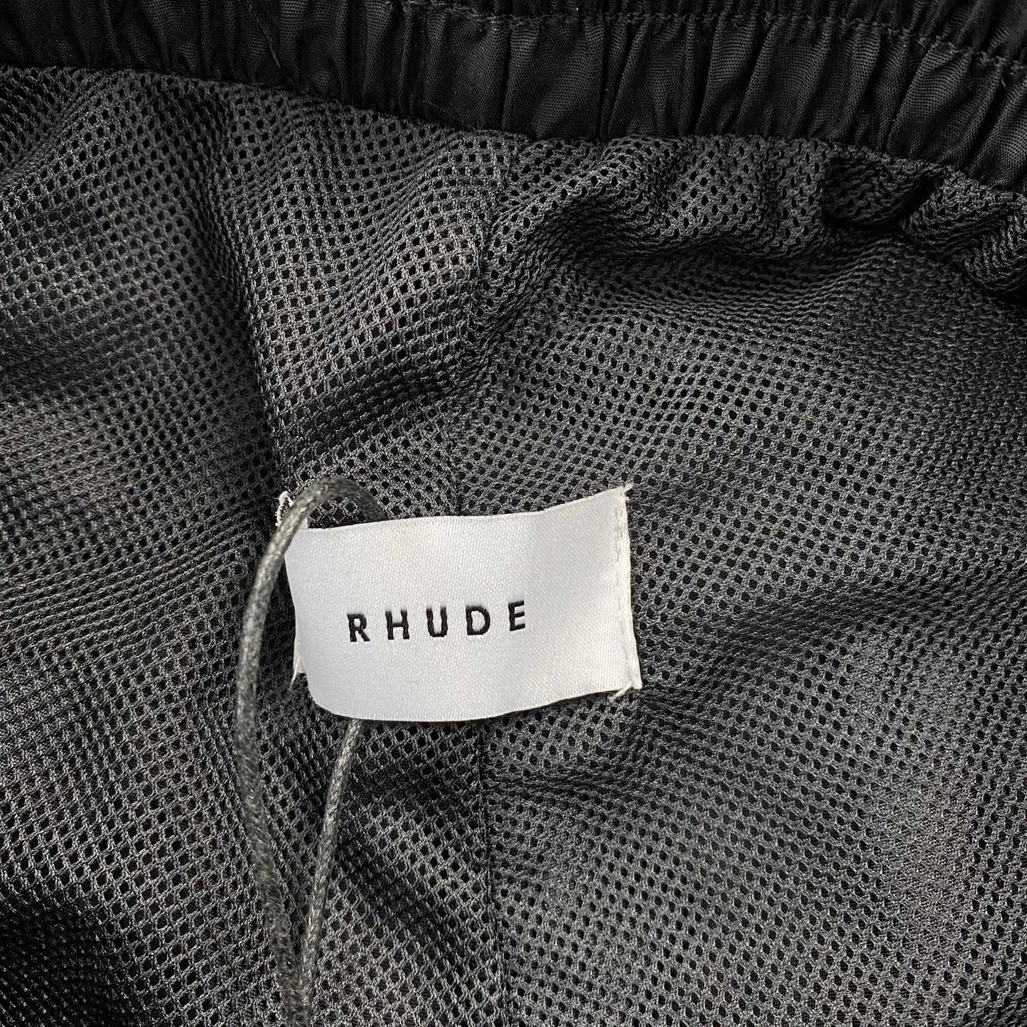 SHORT RHUDE RH LOGO NOIR SUR NOIR