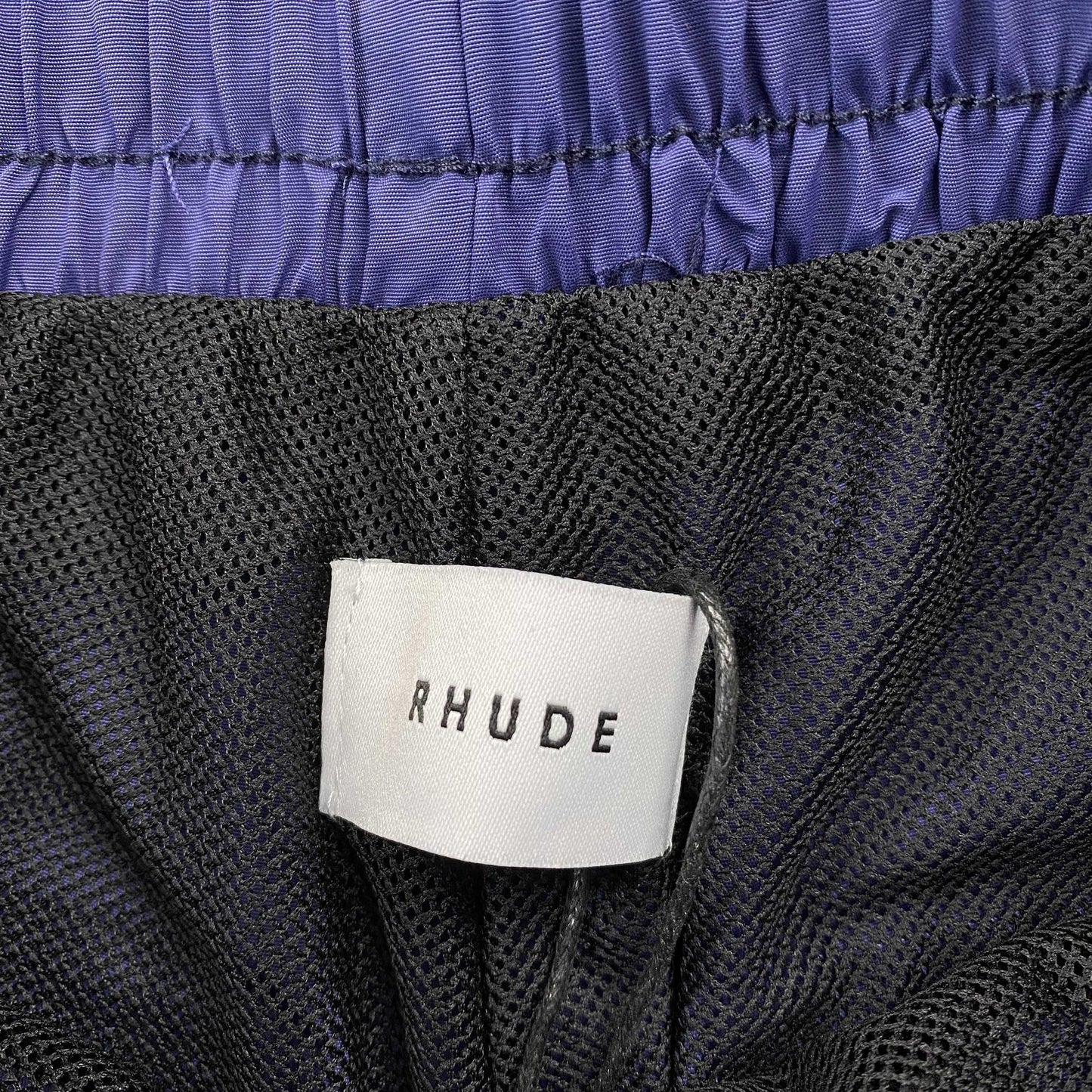 SHORT RHUDE RH LOGO BLEU MARINE