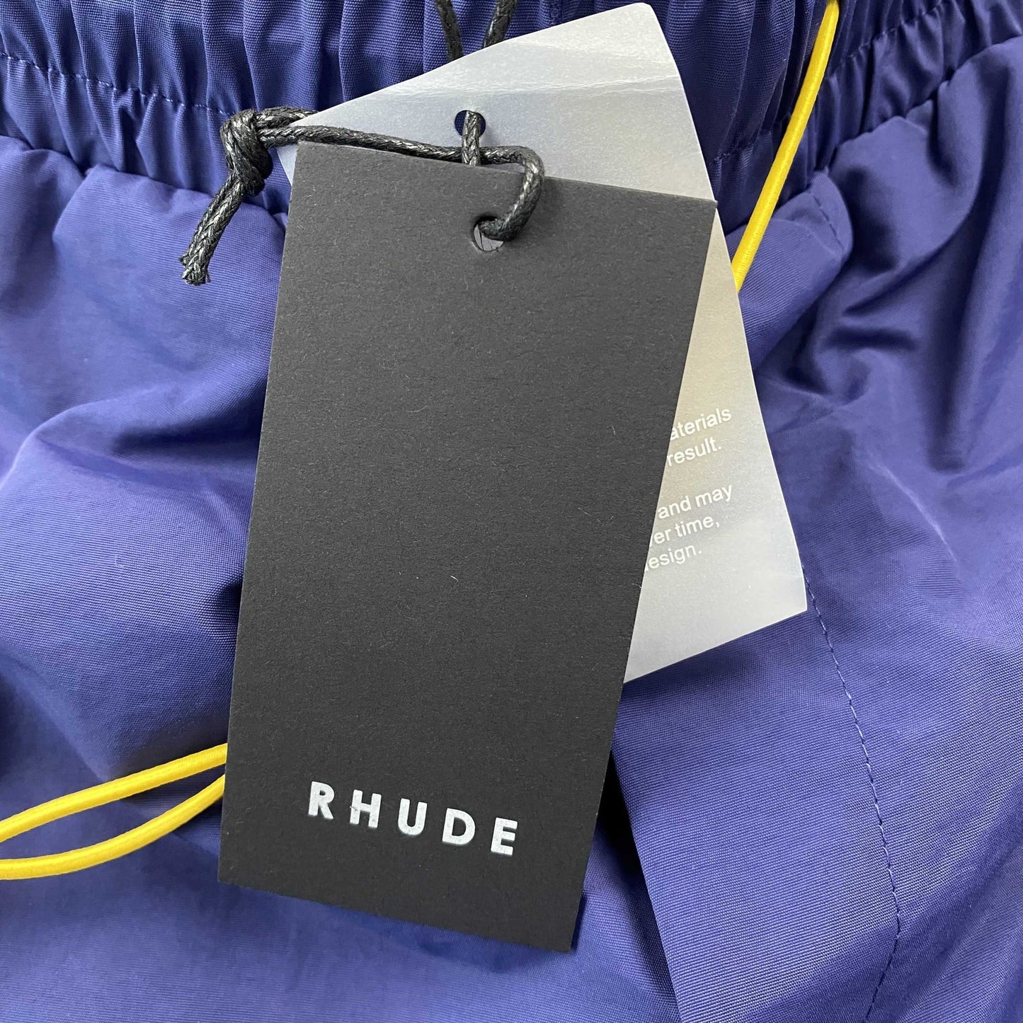 SHORT RHUDE RH LOGO BLEU MARINE